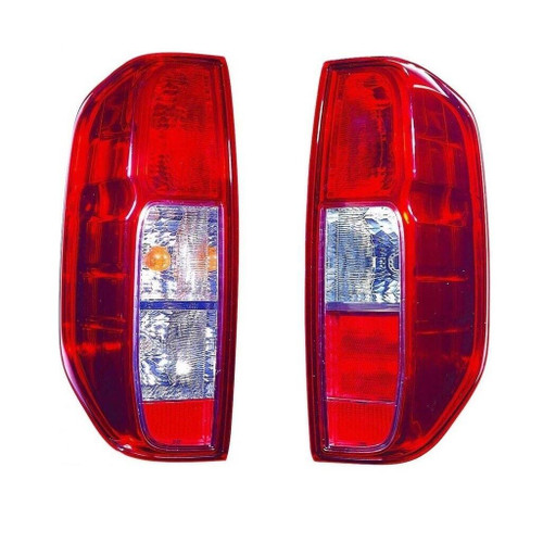 Pair Right Left OS NS Rear Back Tail Lights Lamps For Nissan Navara 2005-2016