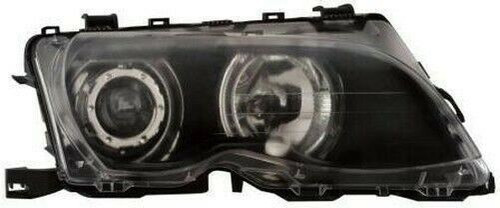 Projector Headlights LHD For BMW E46 Coupe Cabrio -08/01 Ccfl-Angel Eye