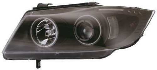 Projector Headlights LHD For BMW E90 Angel Eyes Black Not For E90 Front-Pdc