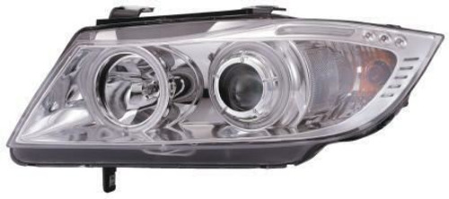Projector Headlights LHD For BMW E90 Angel Eyes Chrome Not For E90 Front-Pdc