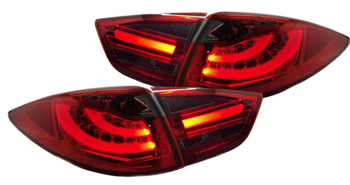 Back Rear Tail Light Lamp Lightbar Red Smoke SAE Mark Fits Hyundai IX35 10-13