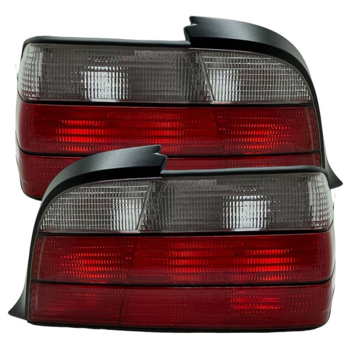 Back Rear Tail Lights Lamp Indicator Red-White Pair For BMW E36 Coupe Cabrio
