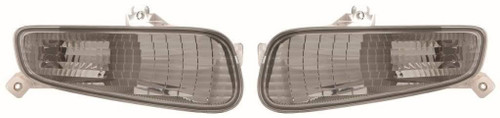 For Fiat Punto Evo 2010-2012 Clear Front Indicators Within Bumper Pair OS NS