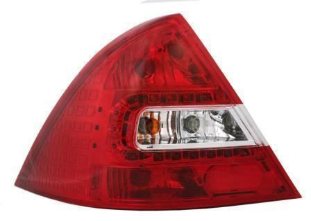 Back Rear Tail Lights Lamps For Ford Mondeo Mk3 Saloon Hatch 00-05 LED Red-Clear