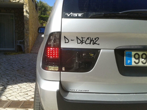 Back Rear Tail Lights Lamps Pair Set Black LED Smoke For BMW E53 X5 00-03