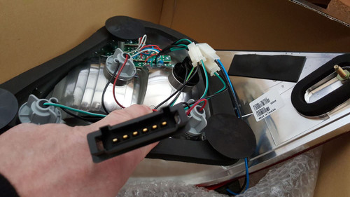 Back Rear Tail Lights Lighting Red-Clear LED Pair For Mercedes W203 00-04 - On