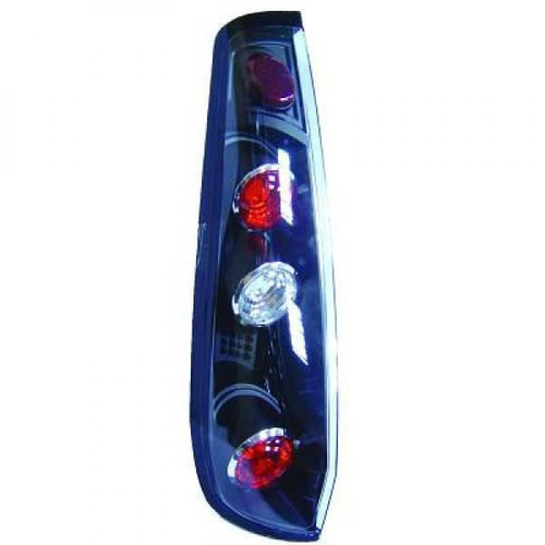 Back Rear Tail Lights Pair Set Clear Black Ford Fiesta 02-05 3 door