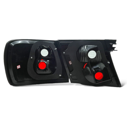 Back Rear Tail Lights Pair Set Clear Black Nissan Primera P11 W11 96-99