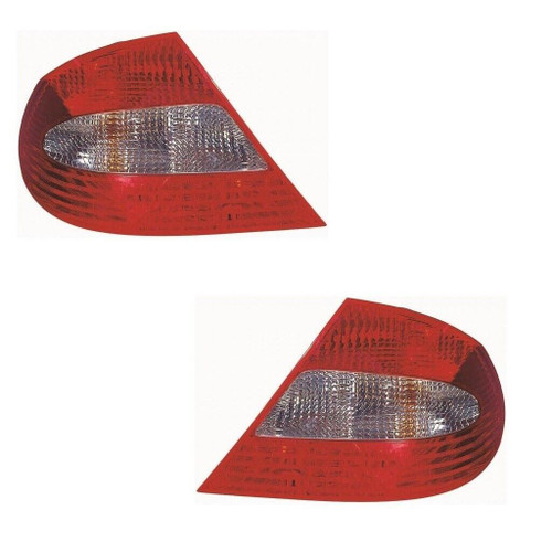 For Mercedes CLK A209 Cabriolet 08.05-10 Rear Tail Lights Smoked Indicator Pair