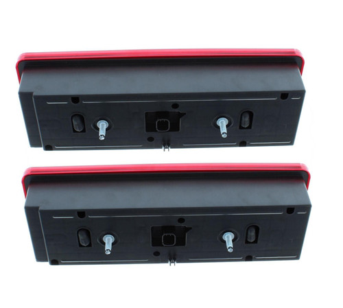 Pair Rear Tail Lights Clear Indicator For Ford Transit Chassis Cab 03.14-On