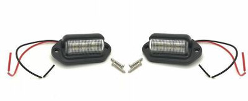 12v Universal LED number Licence plate light unit repair kit car custom trailer