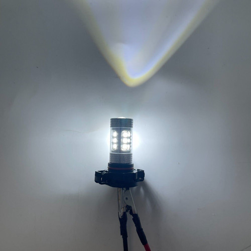Pair H16 Ps19W Samsung LED Xenon White Bulbs DRL 5052