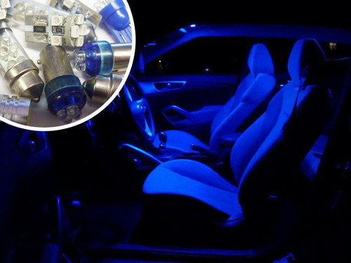 Blue LED Interior Bulbs Kit Spare Electric Part Replacement For BMW Mini R56