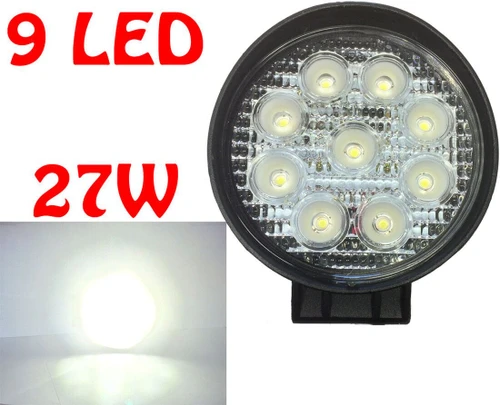 12V / 24V 27W 11cm 9 LED Work Light 4X4 Truck Off-Road Spot Lamp Lighting Part