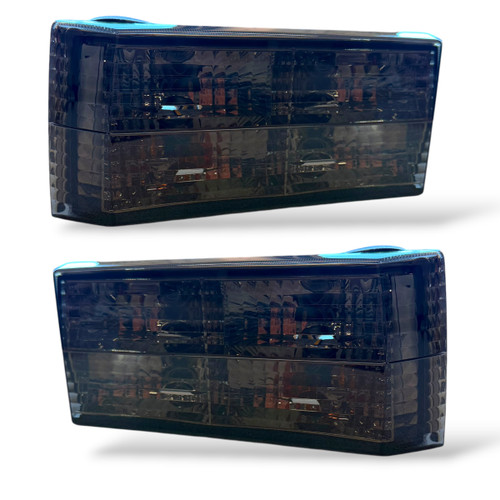 Back Rear Tail Lights Pair Set Crystal Black VW Golf I 17 155 74-93