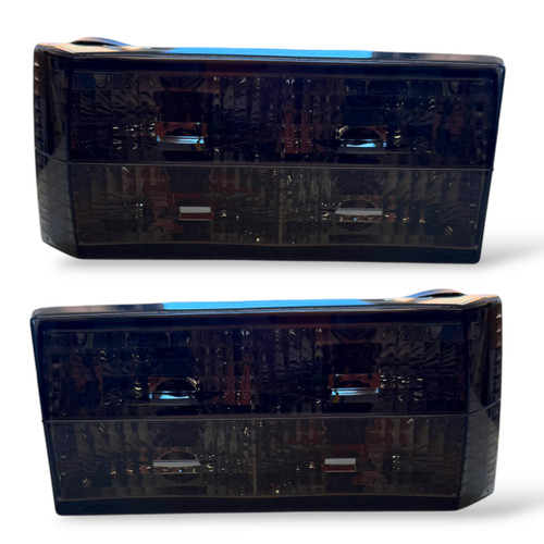 Back Rear Tail Lights Pair Set Crystal Black VW Golf I 17 155 74-93