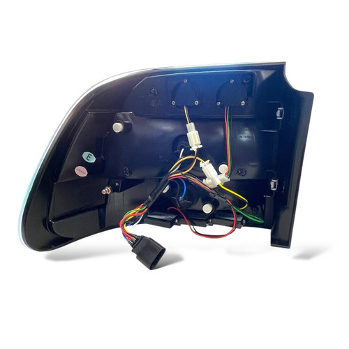 Back Rear Tail Lights Pair Set LED Black for Porsche Cayenne 2003-07