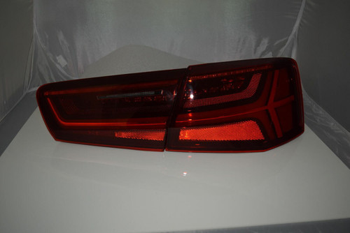 Back Rear Tail Lights Audi A6 C7 (saloon, 04/11-10/14) red-clear Dynamic LED