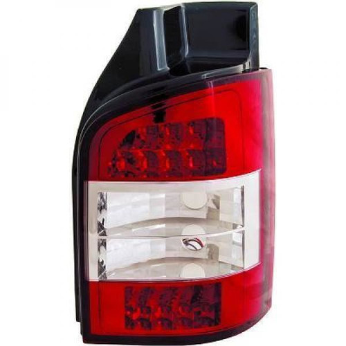 Back Rear Tail Lights Pair Set LED Clear Red White VW T5 Caravelle 03-10