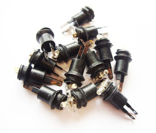 3V T Shape LED Angel Eye Bulb For Aftermarket Headlights Lighting Lamp Part