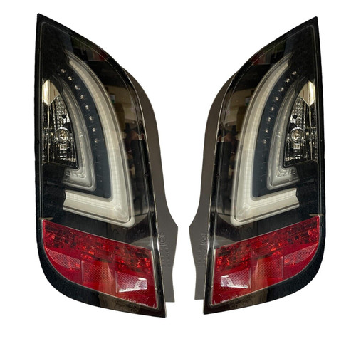 Back Rear Tail Lights Pair Set LED Smoke Skoda Citigo 11-On