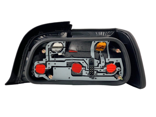 pair Back Rear tail lights lamps set Smoked for BMW E36 Coupe Cabrio 1991-99