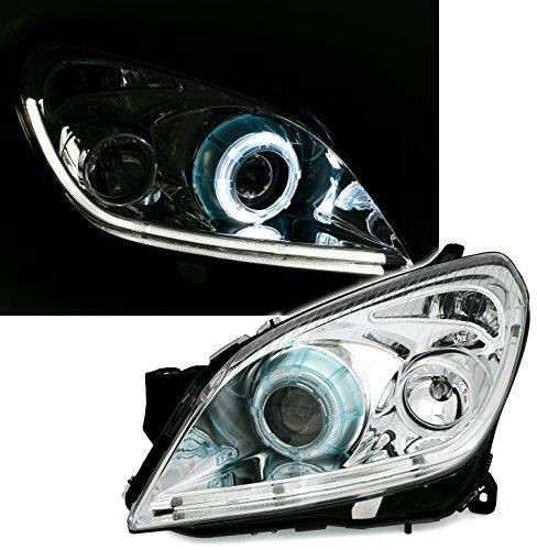 Eagle Eyes CarModShop 291110 Headlights With Light Rings D2S Chrome