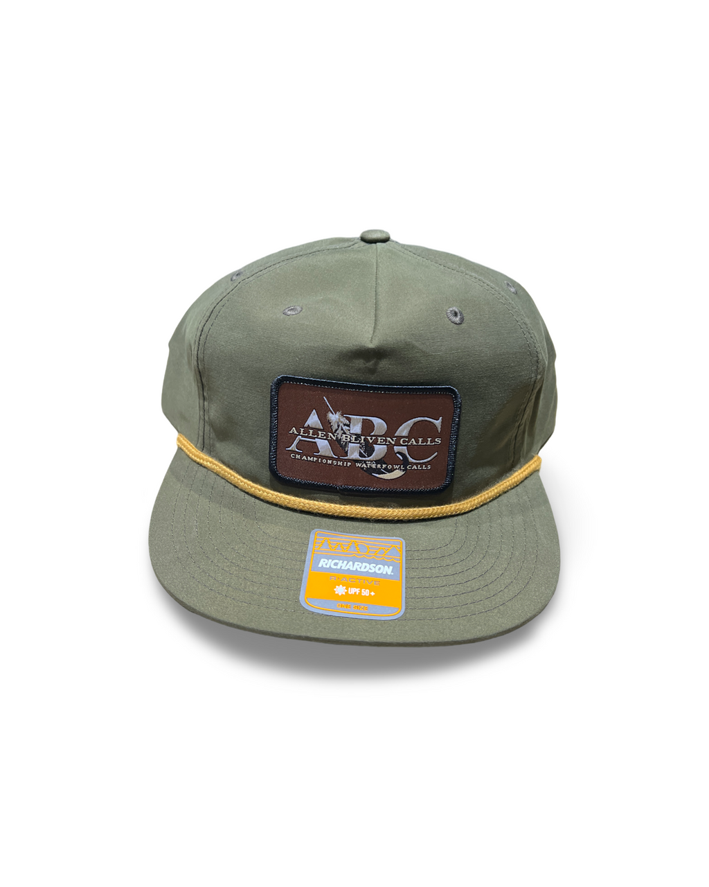 ABC Woven Patch Rope Hat - Black
