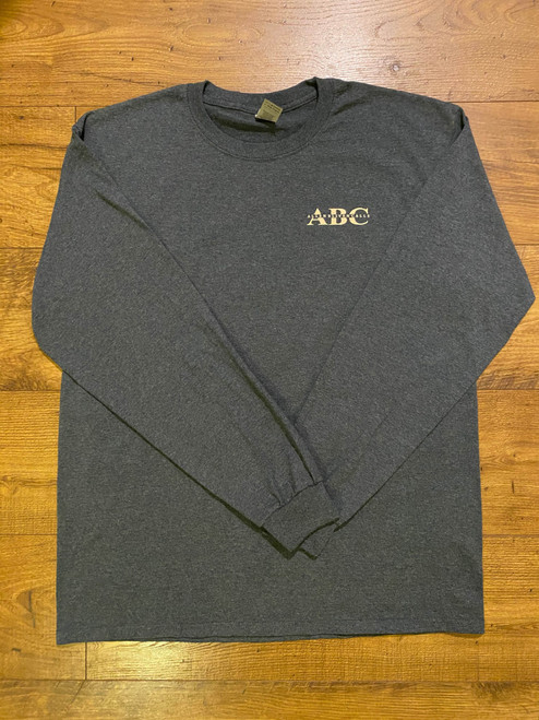 ABC Blue Call Long Sleeve T-Shirt - Dark Heather