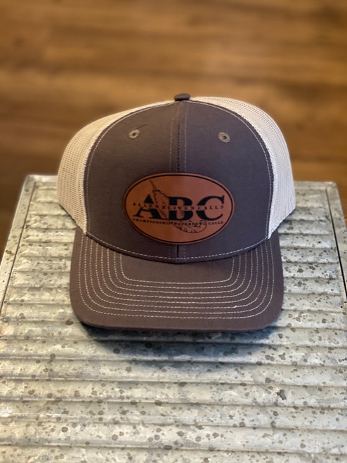 ABC Leather Patch Hat - Brown/Tan