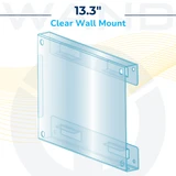 Graphic illustration of the 13.3 in Glass Cover for Newton Pro, designed for protective display housing.