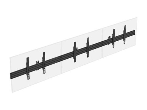 WALL KIT:  3x1 Panel Menu Board Wall Bracket Kit for Displays Between 32in to 65in, Max Weight 66 lbs. ea., VESA Patterns up to 600x400 (Qty1 = 3 screens, Qty 2 = 6 screens)