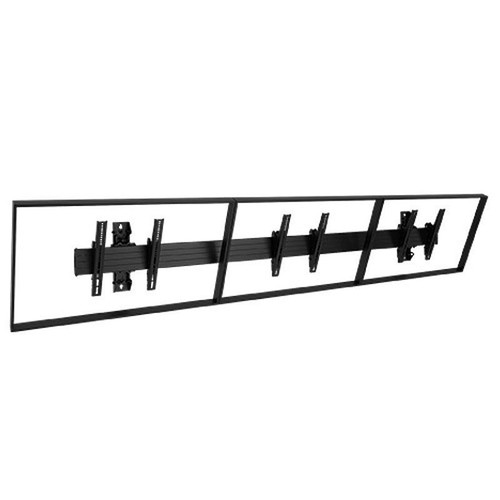 WALL KIT:  3x1 Panel Menu Board Wall Bracket Kit for Displays Between 32in to 65in, Max Weight 66 lbs. ea., VESA Patterns up to 600x400 (Qty1 = 3 screens, Qty 2 = 6 screens)