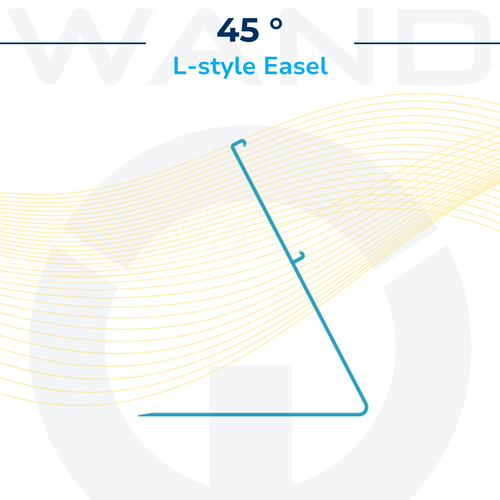 Clear L-Style, 45° Angle Smart Label Stand (1 per label) Clear L-Style, 45° Angle Smart Label Stand (1 per label)
