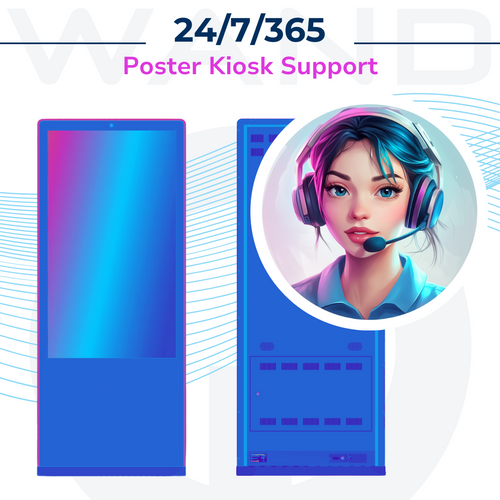 WAND 24x7 Digital Poster Kiosk Support (1 per kiosk) WAND 24x7 Digital Poster Kiosk Support (1 per kiosk)