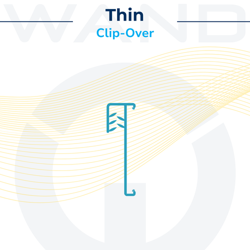 Thin Clip Over (1 per label) Thin Clip Over (1 per label)