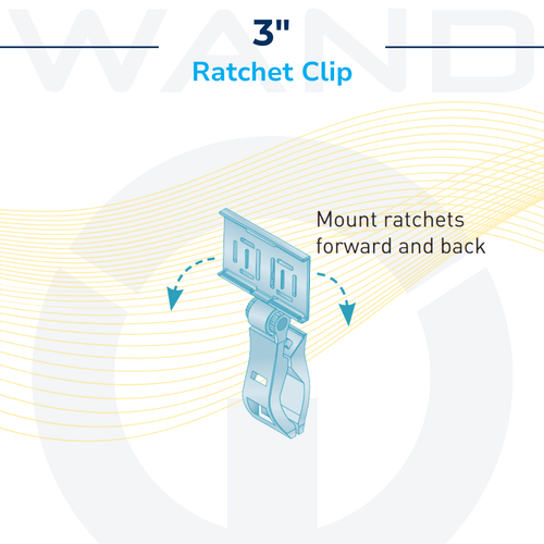 3" Ratchet Universal Mount w/ Clip