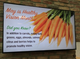 An example of a high-definition digital menu board in a restaurant setting, displaying healthy eating content during "Healthy Vision Month" to drive customer engagement.