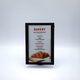 Digital smart label displaying a bakery menu featuring muffins, scones, and croissants.