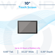 10" CM30 Chrome OS Screen:  250nit / 16x7 / 30,000 hours / Touch