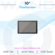 10-inch CM30 Chrome OS touchscreen display with 250 nits brightness and 16:7 aspect ratio.