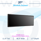 37 inch LG Ultra Stretch smart screen with 50,000 hour lifespan and 32:9 aspect ratio for digital signage.