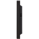 Side view of the 37 inch LG Ultra Stretch fanless smart screen, highlighting its slim, durable commercial design.
