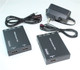 Front-facing view of the TOAST POS 164ft HDMI 4K@60Hz over Cat5E/Cat6 Network Cable kit including transmitter, receiver, and power cables.