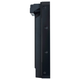 Side profile of the 86 inch Ultra Stretch LG smart screen, highlighting its 3.2 inch depth and rugged commercial housing.