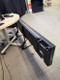 Rear angle of the 86 inch Ultra Stretch LG smart screen, displaying the input panel and robust build quality for continuous use.