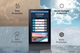 The 22-inch LG XE1 outdoor display iconography highlighting dust, rain, sunlight, and snow protection for 24/7 operation.