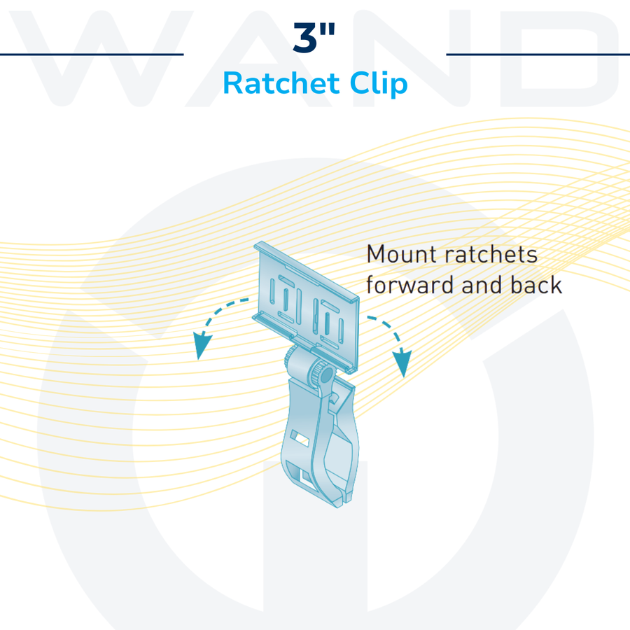 3" Ratchet Universal Mount w/ Clip
