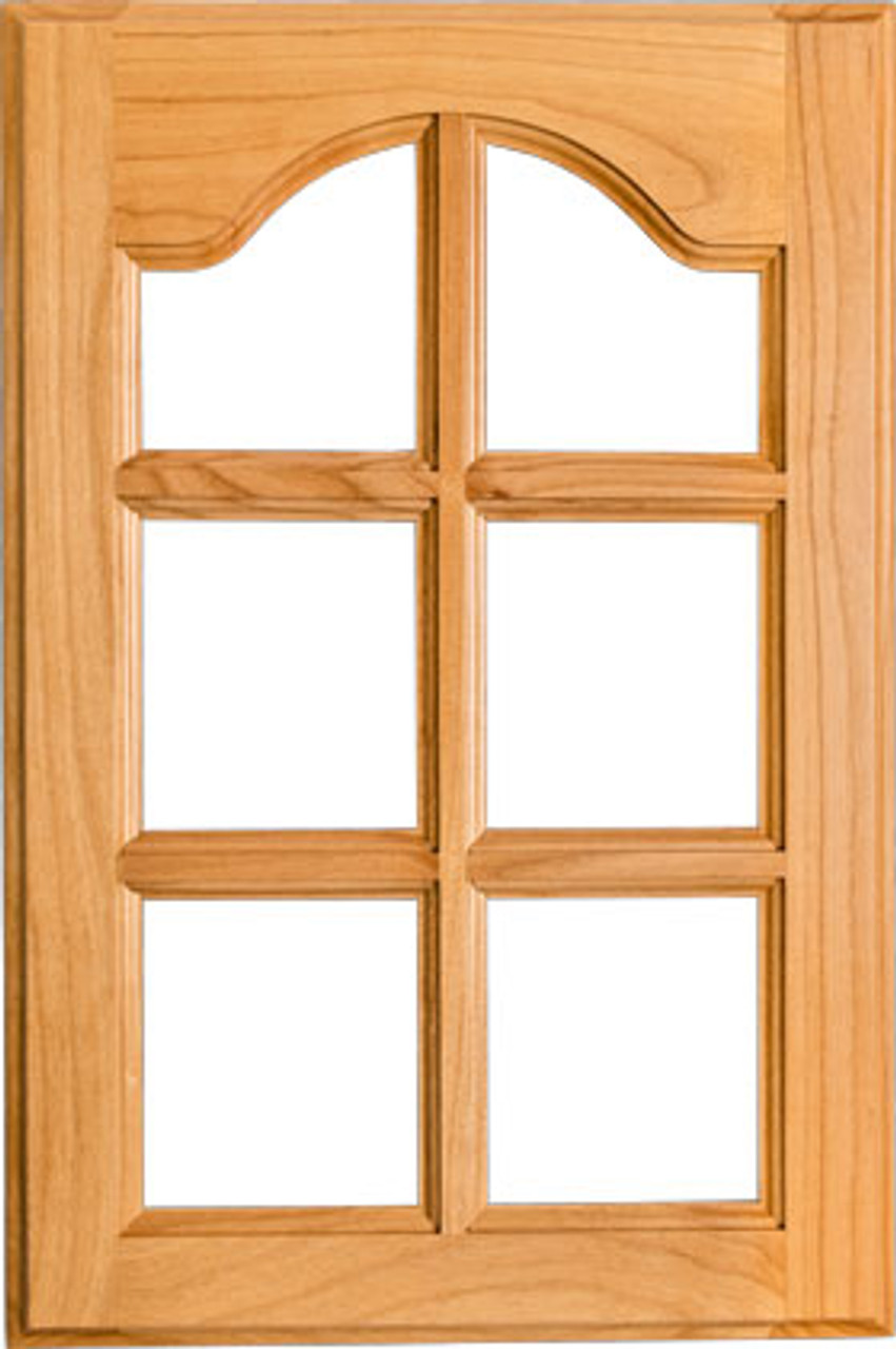 6 panel glass cabinet shop doors