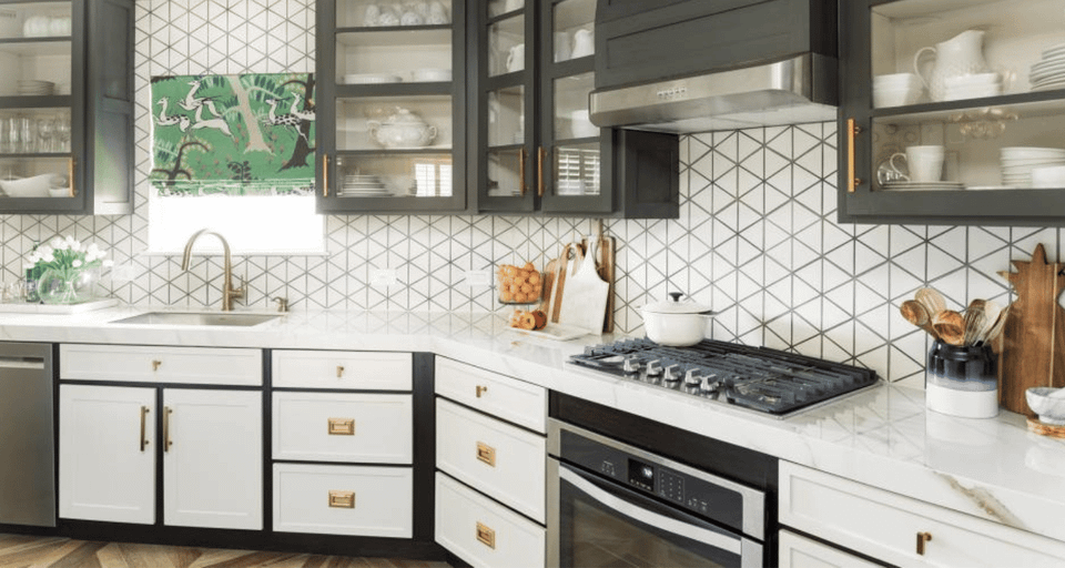 Design Ideas for Two-Tone Kitchen Cabinets - Cabinetdoors.com